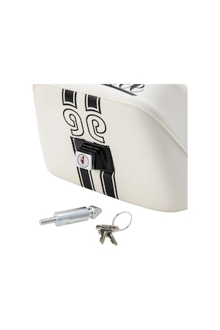 Vespa PX Serisi Spor Sele *Beyaz Döşeme-Yankee Logo* (1998-  ) / NISA