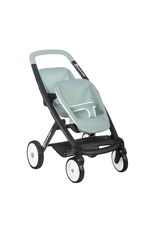 Smoby Maxi-cosi İkiz Oyuncak Bebek Arabası Yeşil