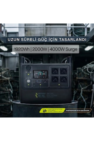 Initial Entropy Energy 1920wh Taşınabilir Güç Kaynağı %99.99 Mppt Bms Çoklu Koruma Kablo