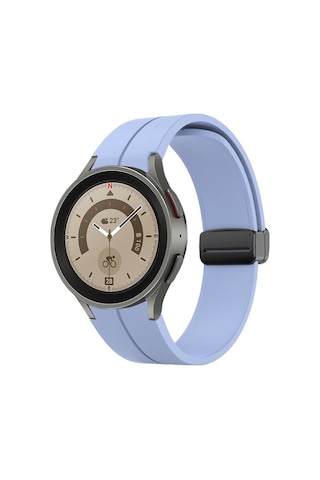 Samsung Galaxy Uyumlu Watch 4 5 6 Pro 40 44 Classic 42 43 46 47 Mm Kordon Magnetli Ayarlanır Silikon Kordon