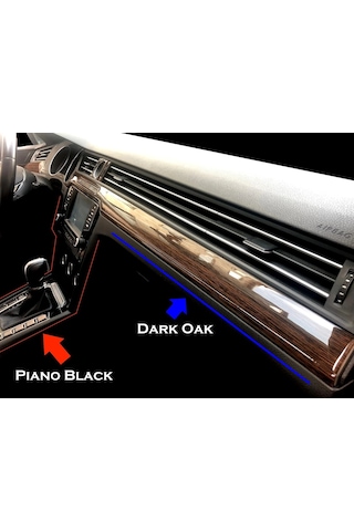 Volkswagen Passat B8-B8,5 Torpido Kaplama, Maun, Ahşap Carbon