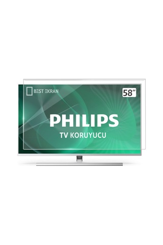 Best Ekran Philips Uyumlu 58" TV Ekran Koruyucu Panel