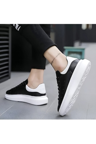 Liarca Santa Monica Siyah Spor Ayakkabı Hafif, Nefes Alabilen Günlük Yürüyüş Sneaker