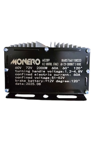 Elektrikli Bisiklet 3 Teker Kasalı Akıllı Beyin 60-72v 2000w - 2982
