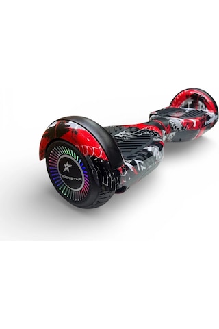 Elektrikli Kaykay Hoverboard 6.5 Inch Bluetooth Hoparlörlü Akıllı Denge - Rs-s5 Apato Grafiti