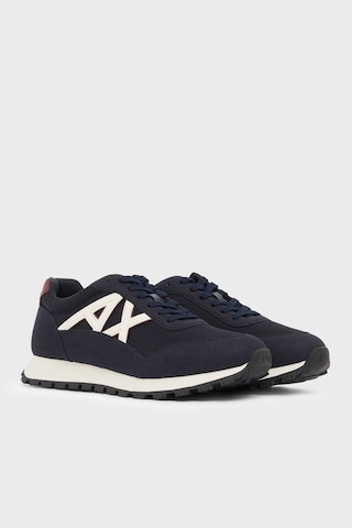 Armani Exchange Logolu Sneaker Ayakkabı Erkek Ayakkabı Xm001960 Af19388 Mb802 Lacivert-beyaz