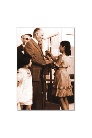 Cakasepetim Mustafa Kemal Atatürk 19 Mayıs 1938 Ahşap Mdf Tablo