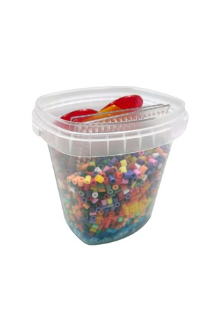 3000 Adet Midi Boncuk Kovada 32 Renk, 4 Adet Boncuk Dizme Tablası-pixel Pixel Ppk300