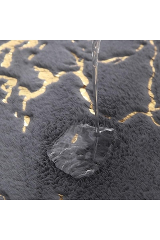 Beyaz Kısa Peluş Emici Halı Banyo Kaymaz Hızlı Kuru Ayak Mat Oturma Odası Yatak Odası Peluş Zemin Mat 60x90cm Beyaz