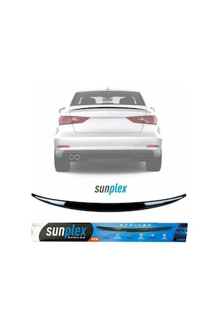 Audi A3 Sedan Spoiler Piano Black 2013-2019 Arası Modellere Uyumlu Sunplex