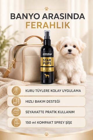 Animology Star Pups Fragrance Mist Yavru Köpek Parfümü 150 Ml