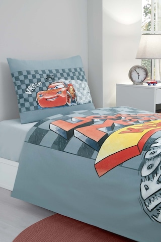 Özdilek Cars Mcqueen Speed Tek Kişilik Disney Lisanslı Lastikli Çocuk Nevresim Takımı Çok Renkli