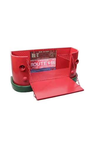 Vintage Eskitme Metal Kamyonet Kasası Raf 70cm