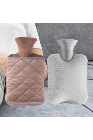 Dolıty Sıcak Su Torbası El Isıtıcı Kapaklı Ayak Omuz Için Haki Haki