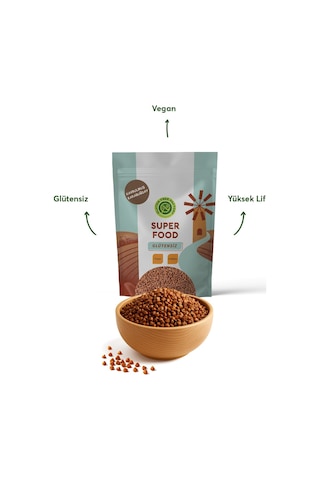 Glutensiz Fabrika Kavrulmuş Karabuğday 1 Kg