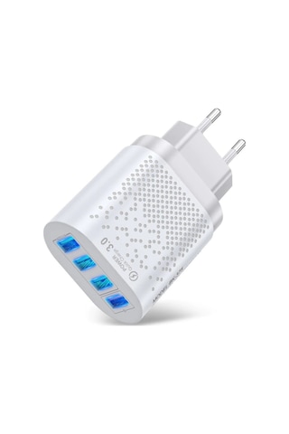Zuidid 48 W 3 Amper 4 Usb Portlu Hızlı Şarj Cihaz - Çoklu Şarj