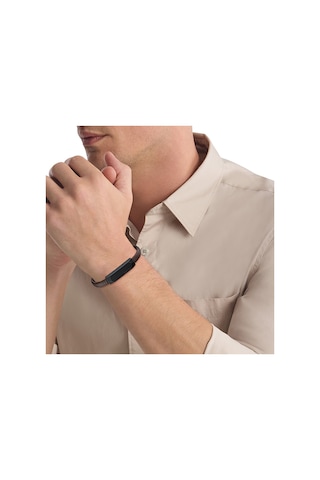 Calvin Klein Ckj35100014 Erkek Bileklik Siyah - Kahverengi