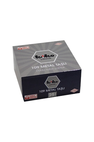 Mixoyuncak Çakmak  109 Metal Taşlı Klasik Çakmak 25'Li