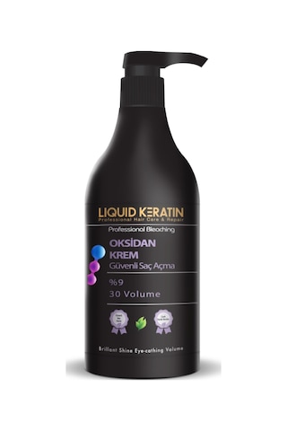 Keratinli Gri Toz Açıcı Ve Oksidan Kremli Set Yakmadan Evde Kolay Saç Rengi Açma 1000ml Kuaför Boy