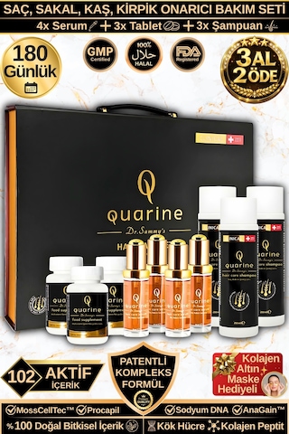 Dr. Sammy's Quarine 6 Aylık Premium Çanta Set