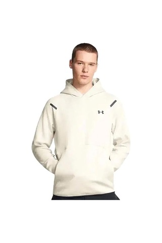 Under Armour Unstoppable Flc Hd Eu Erkek Sweatshirt 1389350-110 BEYAZ