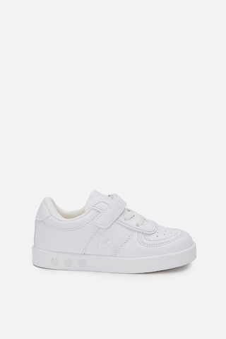 Vicco Sam Işıklı Unisex Okul Öncesi Beyaz Sneaker beyaz Beyaz