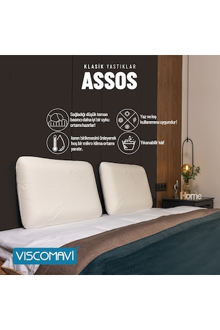 Viscomavi Assos Klasik Visco Yastık