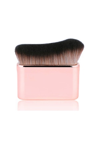 Moveevo Profesyonel Vücut Makyaj Fırçası Sıvı Fondöten Karıştırmak İçin Yüksek Yoğunluklu Yüz Kabuki Fırçası Vücut Aydınlatıcı