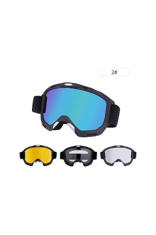 Uv Koruyucu Motosiklet Gözlüğü - Rüzgar Geçirmez, Anti-fog, Ayarlanabilir Spor Gözlük