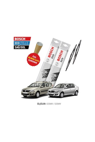 Bosch Eco Dacia Logan Silecek Takımı (2004-2013)