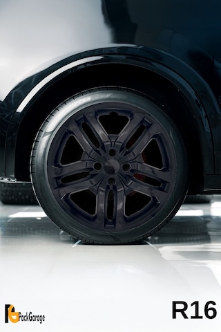 Renault Clio 16'' İnç Jant Kapağı 4 Adet Siyah S106
