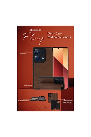 Samsung Galaxy Uyumlu- A15 4g Kılıf Flip Cover - Siyah Düz Renkli