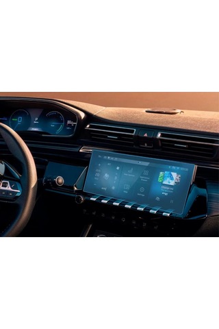 Peugeot 508 10 İnç Ekran Koruyucu Multimedya Şeffaf Nano