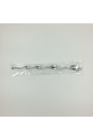 Hangfox Güvenli Güneş Işığı Yansıtan Kuş Çekici, 30cm Gümüş Spiral Çubuk, Ev Bahçe Kuş Engelleme Aleti