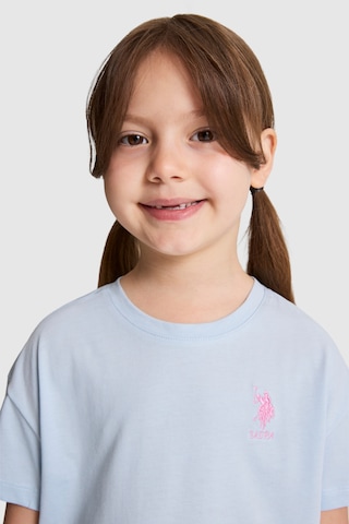 U.S. Polo Assn. Kız Çocuk Açık Mavi Tişört Basic 50325609-vr003 Acık Mavı