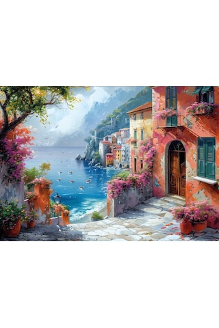 Ks Games 1000 Parça Amalfi Puzzle - Jin Park