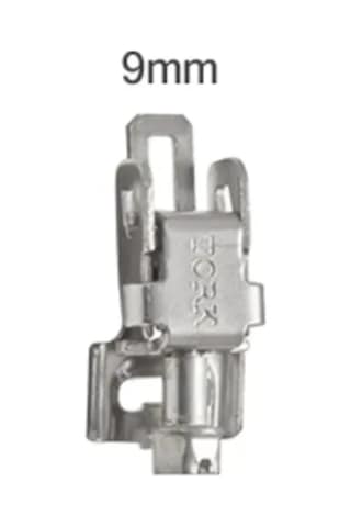 Metal Rulo Kelepçe Bağlantı Klipsi 9mm - 50 Adet Standart