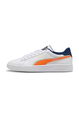 Puma Smash 3.0 Playdate Jr Beyaz Erkek Çocuk Sneaker 402826-01 Beyaz