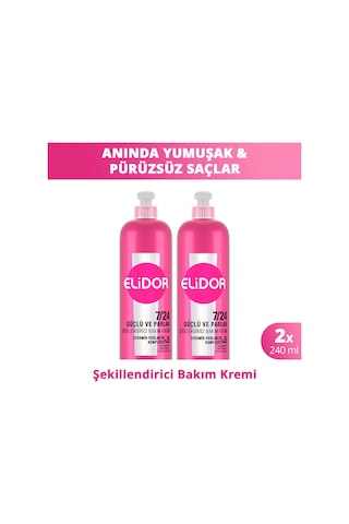 7/24 Şekillendirici Saç Bakım Kremi Güçlü Ve Parlak 240 Ml X2