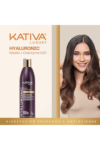 Kativa Hyaluronic Conditioner 355 Ml - Derin Nem Sağlayan Kırılma Önleyici Şaç Kremi