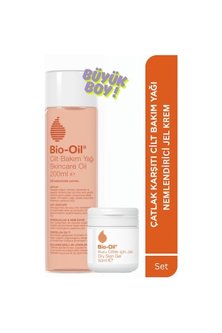 Bio-Oil Çatlak ve Leke Karşıtı Nemlendirici Cilt Bakım Yağı 200 ML + Dry Skin Jel 50 ML