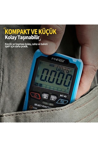 Fnırsı Mt-40 Akıllı Dijital Multimetre 4000 Sayım