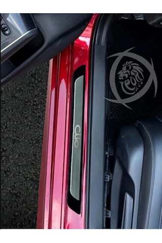 Renault Clio 3 2005-2012 Modeller Krom Kapı Eşiği 4 Parça Paslanmaz Çelik Abs Çerçeve