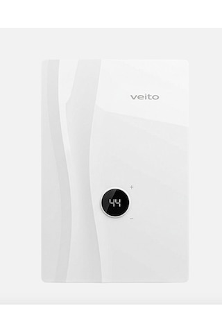 Veito Speed E 3kademeli Dijital Ekranlı Ani Su Isıtıcısı Şofben - A+ Enerji Tasarruflu, Kesintisiz Sıcak Su Konforlu Elektirikli Şofben Montaj Dahil Değildir.