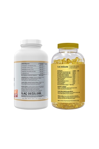 Glucosamine Chondroitin Msm Boswellia Glukozamin 300 Tablet & Flx Omega 3-6-9 90 Tablet