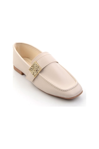 Bej Kadın Loafer Ayakkabı K01879251409