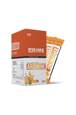 Prime Nutrition L-arginine 24 Saşe X 8 Gram Portakal - Arjinin Tek Kullanımlık Paket