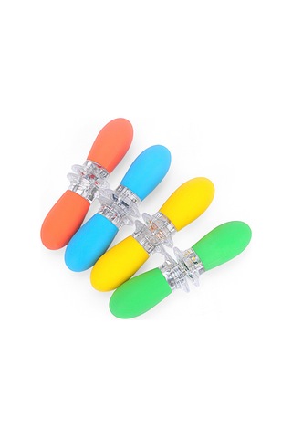 Xindoker 2 Adet Mavi Bbq Mısır Çubuğu Seti - Paslanmaz Çelik İçerikli, Tpr Kolu İle Sabit Tutma Ve Kolay Pişirme Özelliği Çok Renkli