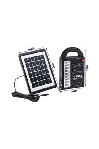 Dat At-999 Güneş Enerjili Solar Aydınlatma Cihazı Açık Lacivert