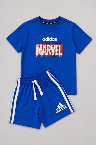 Eray Alp Kids Erkek Çocuk Mavi Tişört Şort Takımı Yazlık Günlük Model